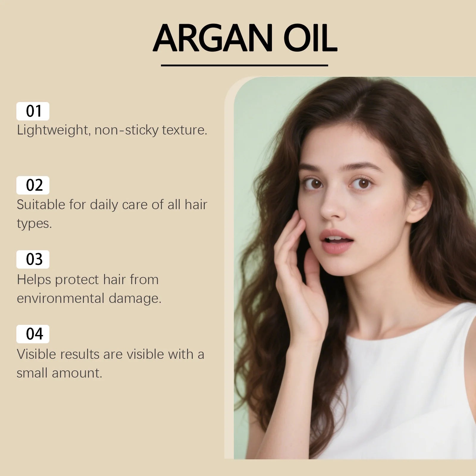 Huile d'Argan Pure du Maroc – Soin Capillaire 100ml