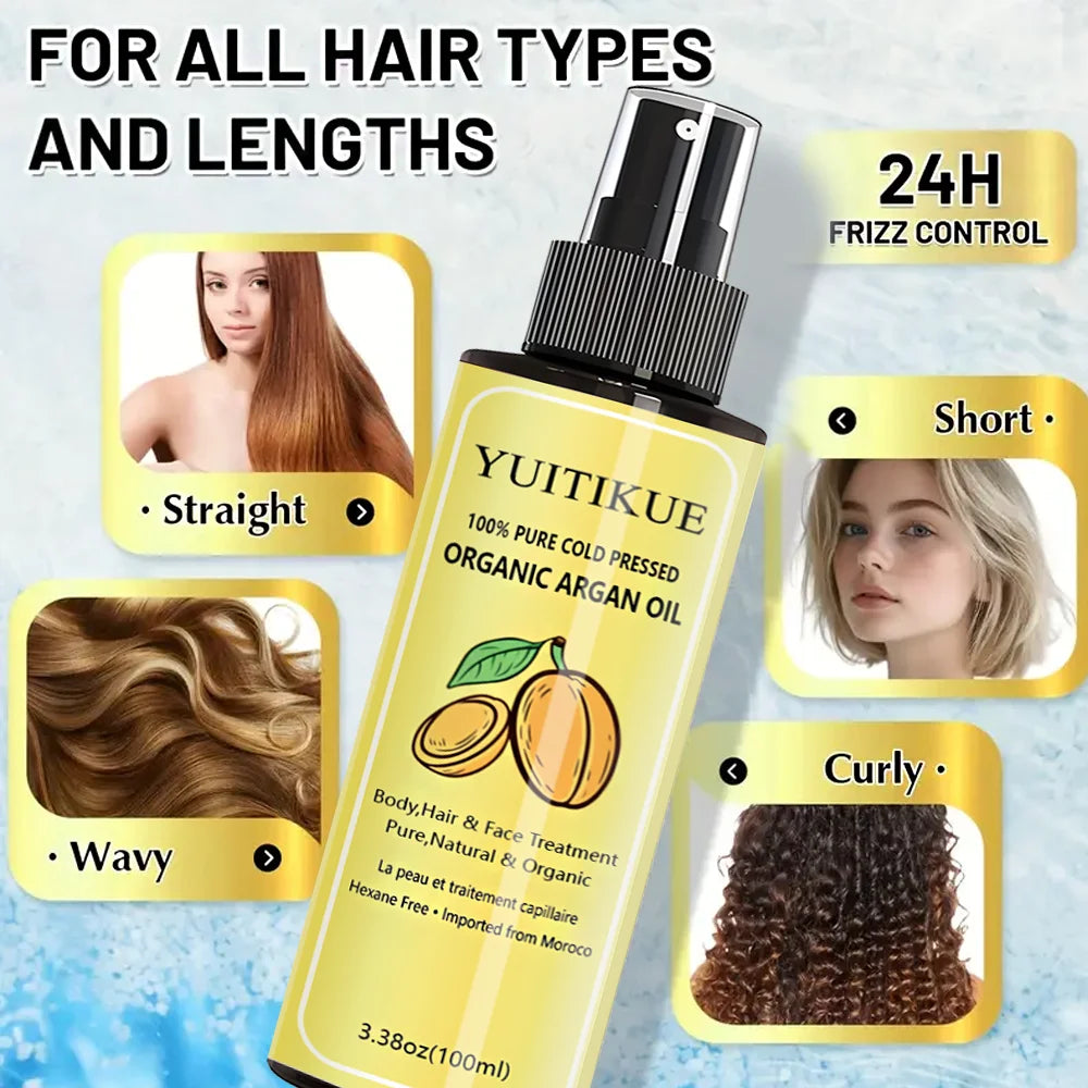 Organic Moroccan Argan Oil – Hair, Skin & Face 100ml