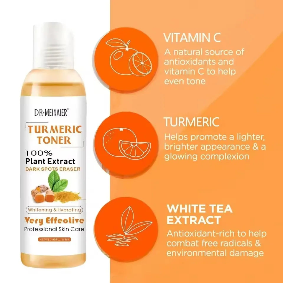 Turmeric Vitamin C Brightening Serum – Dark Spot Corrector