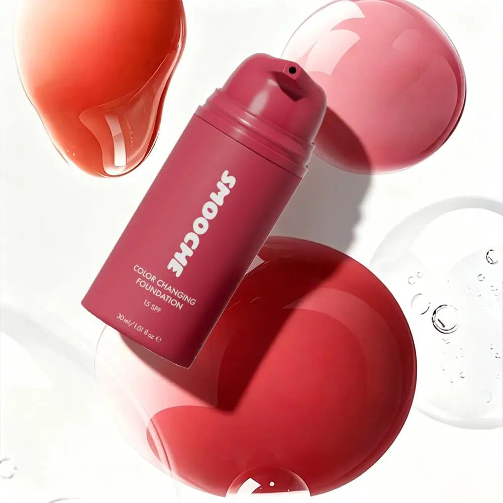 Smooche SPF15 Color-Changing Foundation – Long-Lasting