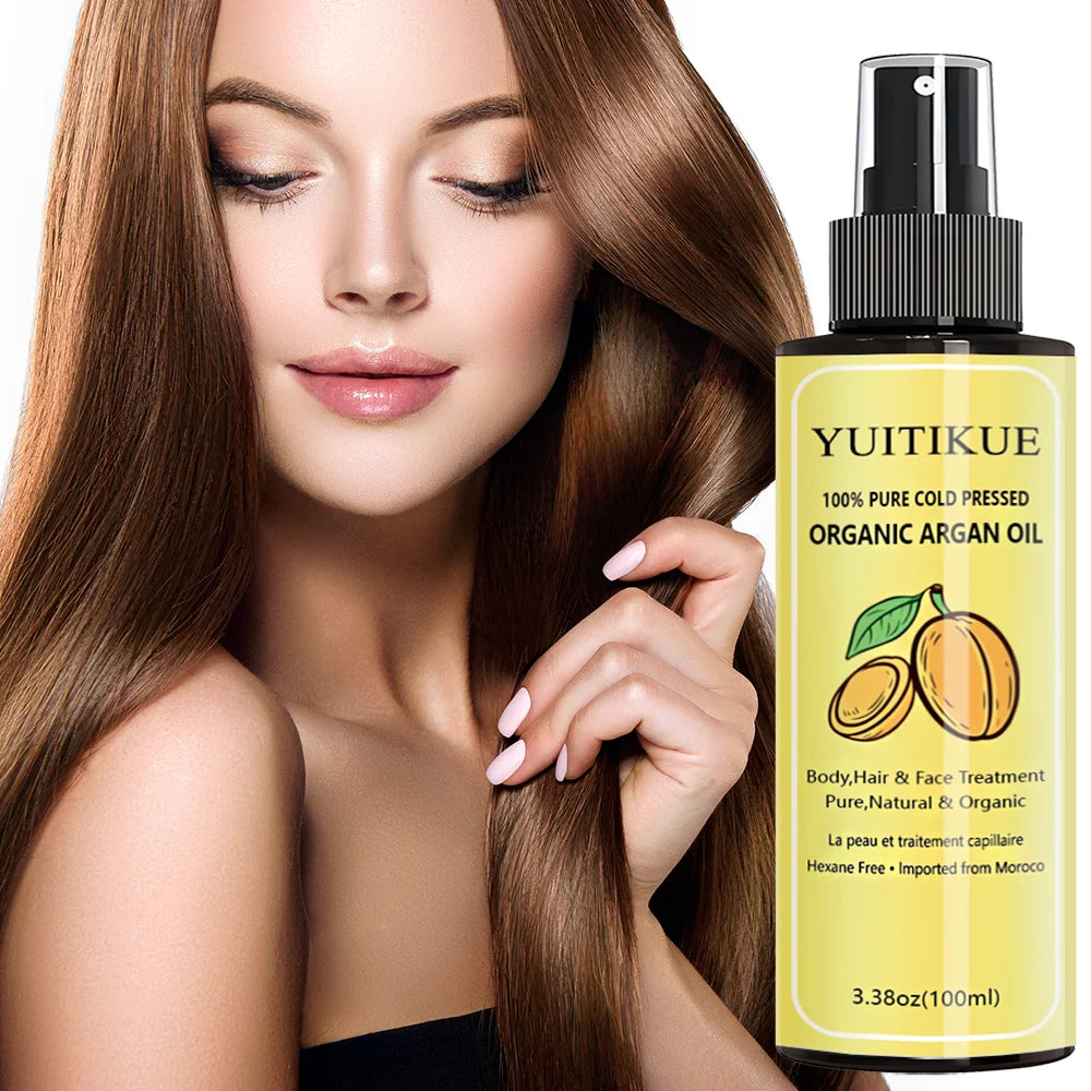 Organic Moroccan Argan Oil – Hair, Skin & Face 100ml