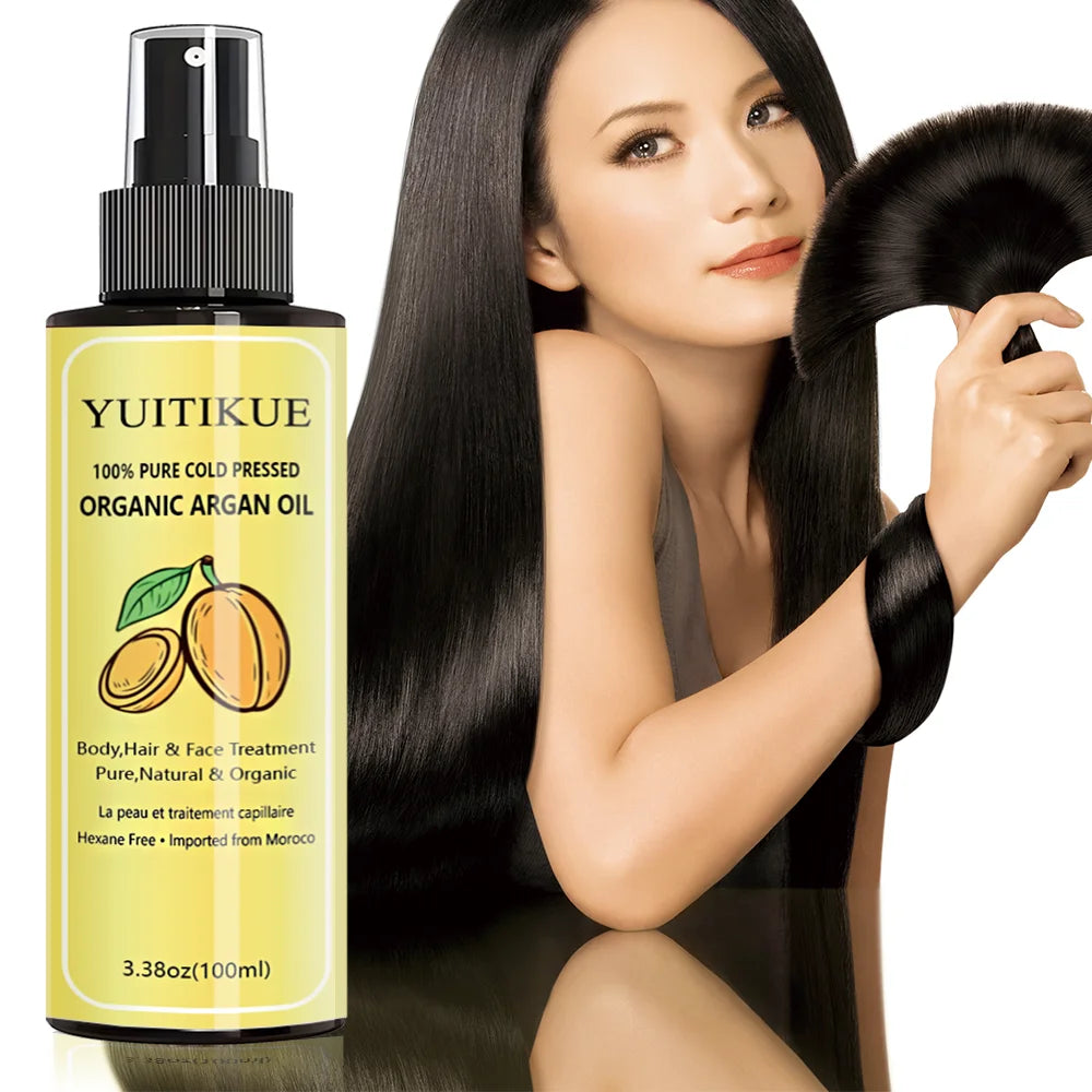 Organic Moroccan Argan Oil – Hair, Skin & Face 100ml