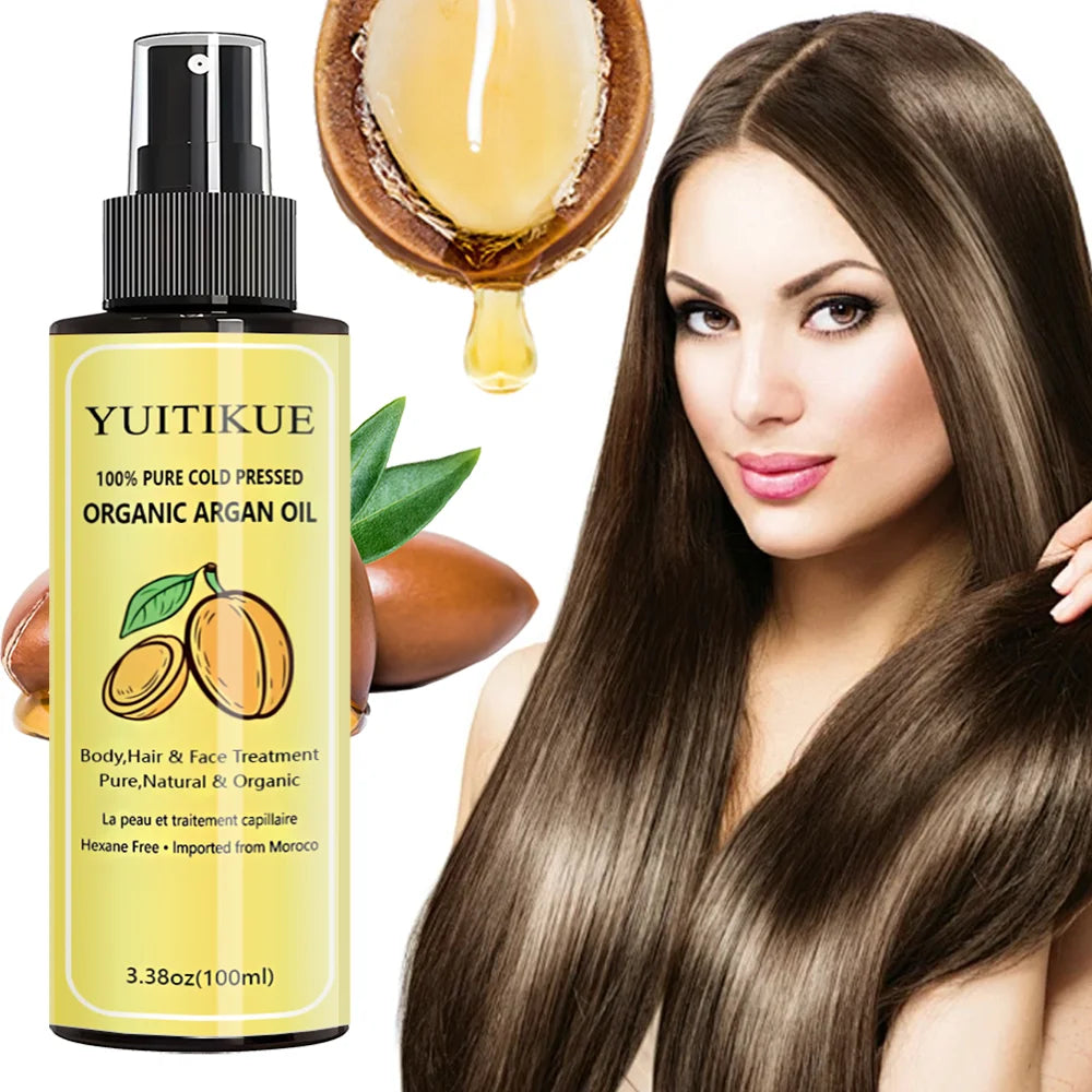 Organic Moroccan Argan Oil – Hair, Skin & Face 100ml